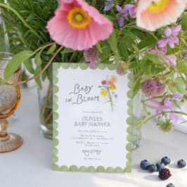 Convite Floral Baby in Bloom Baby Shower