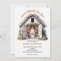 Floral Barnyard Wedding