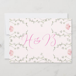 Convite Floral Bonito