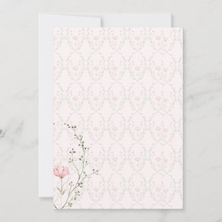 Convite Floral Bonito