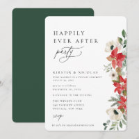 Floral Botânico de inverno Feliz para Todos Após a