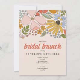 Convite Floral Bridal Brunch Chá