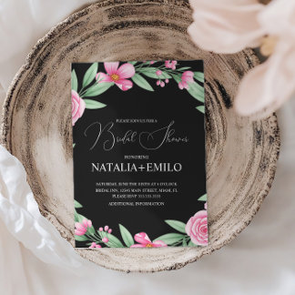 Convite Floral Bridal Shower Wreath Engagement Party