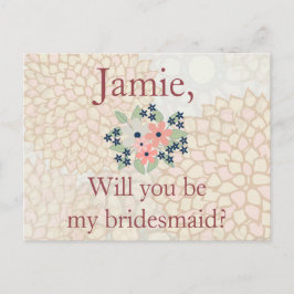Convite Floral Bridesmaid