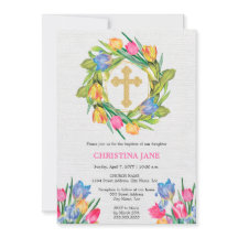 Floral de Batismo Bonito