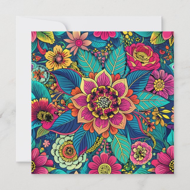 Convite Floral Delight (Frente)
