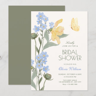 Convite Floral elegant