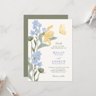 Convite Floral elegant wedding