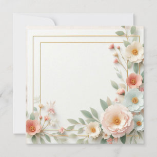 Convite Floral Elegante