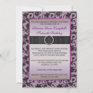 Convite Floral Elegante [Rosa]