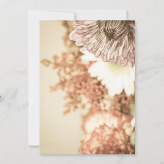 Convite Floral em Branco