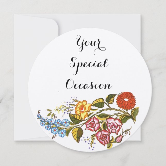 Convite Floral húngaro n.o2 (Frente)