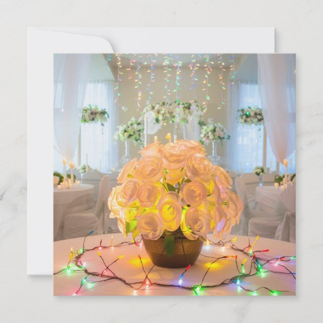 Convite Floral iluminado (Frente)