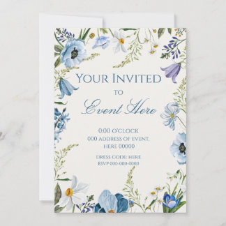 CONVITE FLORAL INVITATION