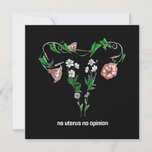Convite Floral No Uterus No Opinião Sobre Os Direitos Da M