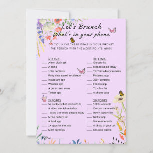 Convite Floral O que há no seu jogo de festas de Brunch