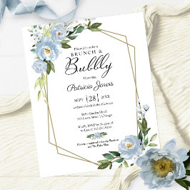 Convite Floral Para O Brunch E O Orçamento De Bolh