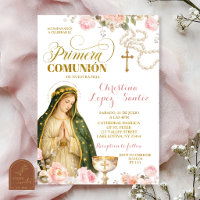 Convite Floral Rosa Senhora de Guadalupe Primera C