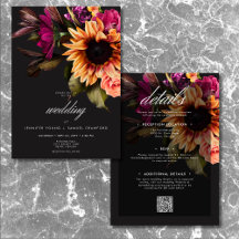 Floral Sunset Elegante, Vibrante, Solar, Dois Lado