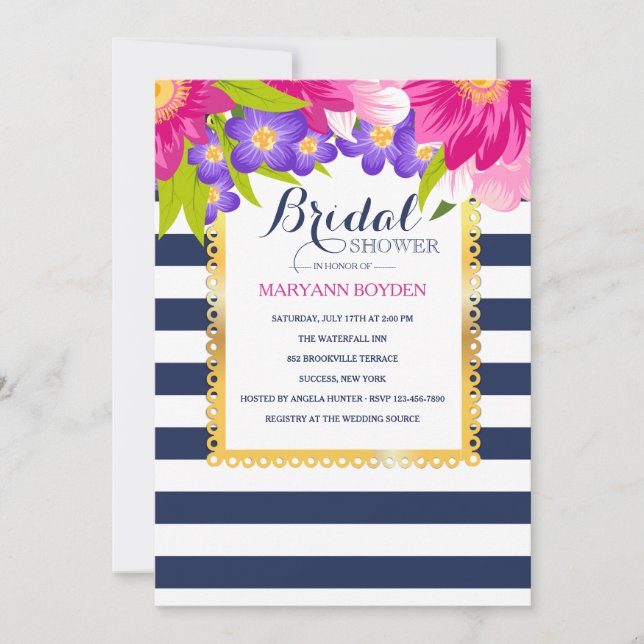 Convite Floral Surpreendente (Frente)