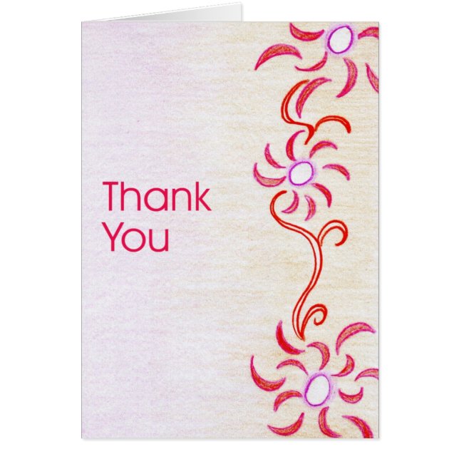 Convite floral vermelho abstrato do casamento (Frente)