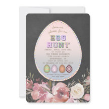 Floral Vintage Lace Chalk Easter Ount Party