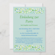 Florale Party in zarten  Pastelltönen