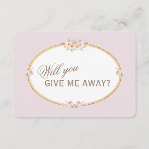 Convite Flores Aquarela Dourado Você Me Dará Longe