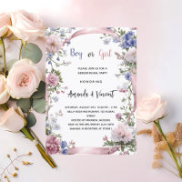 Flores azuis cor-de-rosa, sexo masculino ou femini
