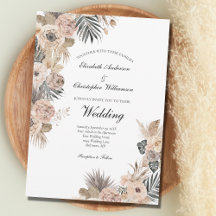 Flores Boho Florais Folhas Botânicas Casamento