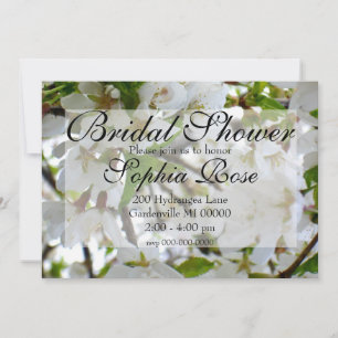 Convite Flores brancas