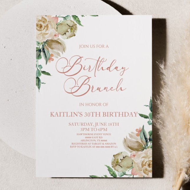 Convite Flores Brancas Rosa Rosa Rosa Rosa Rosa Rosa Rosa  (Criador carregado)