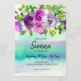 Convite Flores buquês para todas as ocasiões