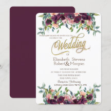 Flores Burgundy Chic Casamento
