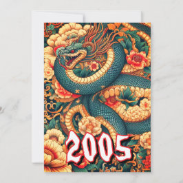 Convite Flores cobra verdes