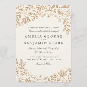 Convite Flores da colheita