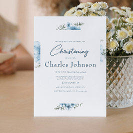 Convite Flores da Cruz Azul Querem Batismo