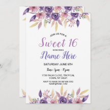 Flores da lavanda da festa de aniversário do doce