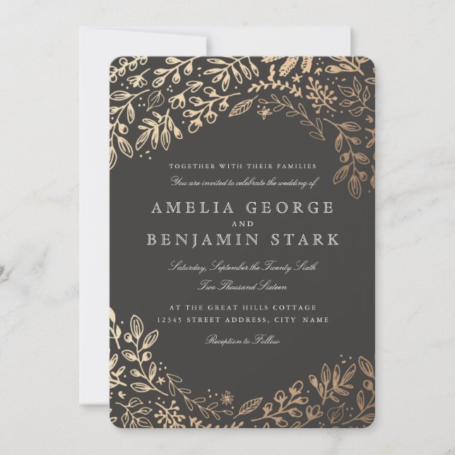 Convite Flores De Colheita (Frente)