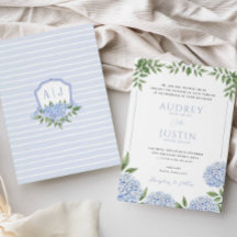 Flores de Hydrangea Azul, Casamento Personalizado