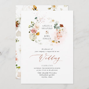 Convite Flores De Jardim De Queda H2 PixDezines Inv