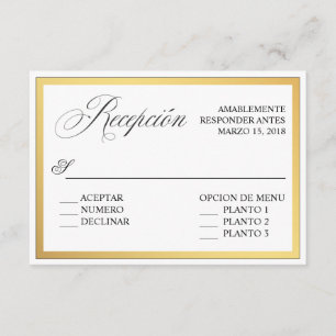 Convite Flores de Letra Elegante para Casamento Resposta e