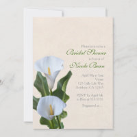 Flores de Lírio Calla Elegante Chuveiro Nupcial
