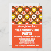 Flores de outono do Retro, Festa de Ação de Graças