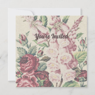 Convite Flores De Ponta Cruzada