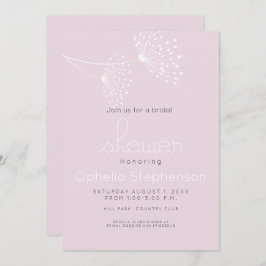 Convite Flores de porta mínimas modernas, Rosa cor-de-rosa