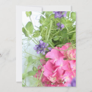 Convite flores de verão