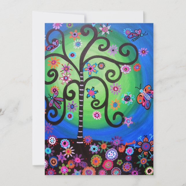 CONVITE FLORES DO BAR DE VIDA/MITZVAH (Frente)