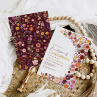 Flores do Jardim de Queda Brilhante Bridesmaids Lu