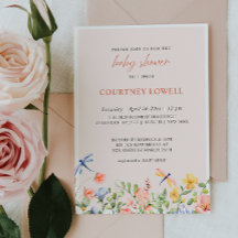 Flores e Dragões Boho Garden Chá de fraldas